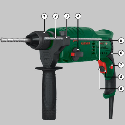 Перфоратор DWT SBH-900 TS