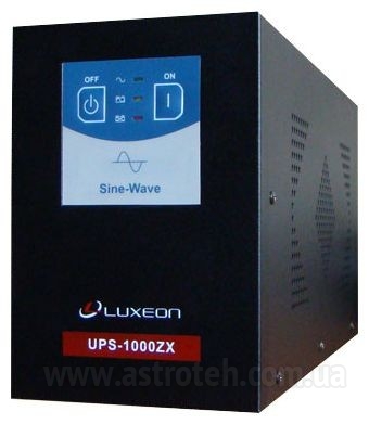 Источник бесперебойного питания Luxeon UPS-1000ZX: фото, описание